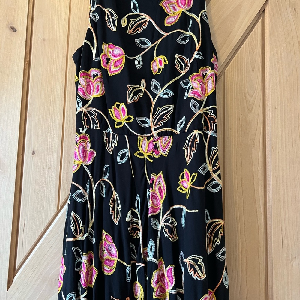 Black Embroidered Dress
